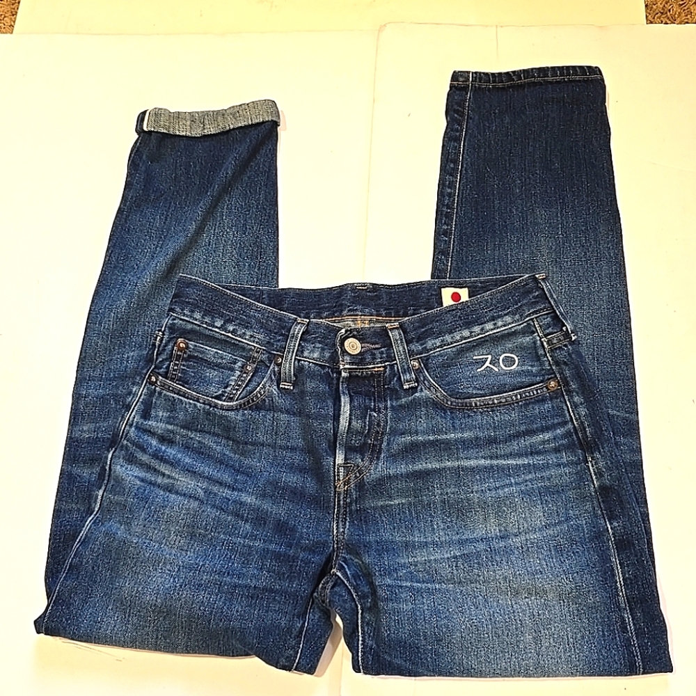 Levis Selvedge 501T Size 26 Jeans Made In Japan With Sample Tag RARE